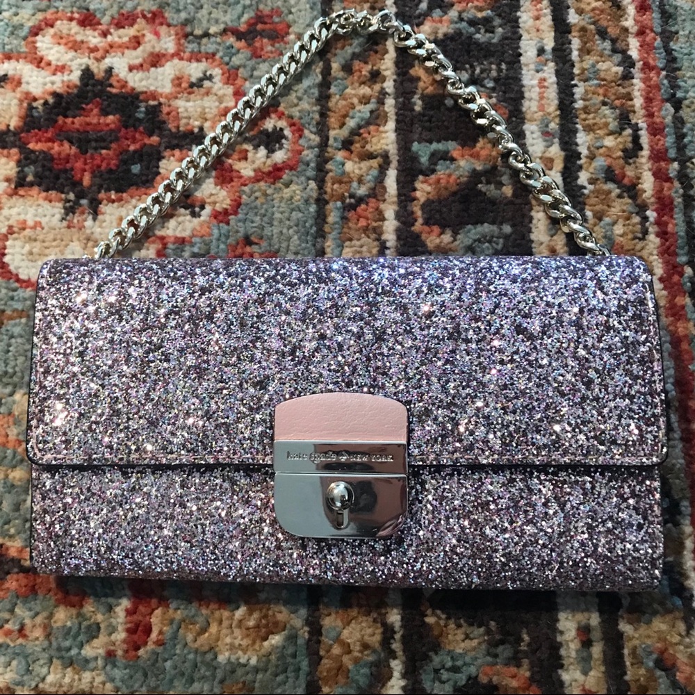 Kate Spade Glittery Clutch